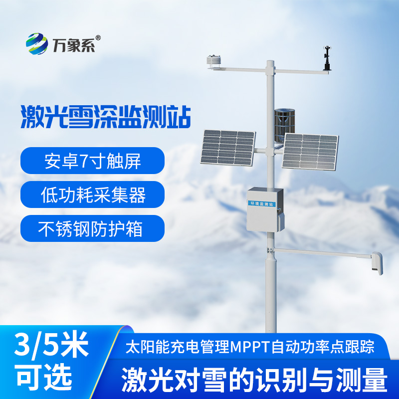 激光雪深監測站